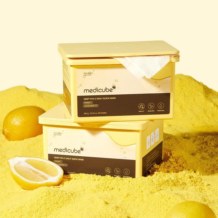 DEEP VITA C DAILY QUICK MASK - Set 30 De Masti Cu 2% Vitamina C - skinseen.ro