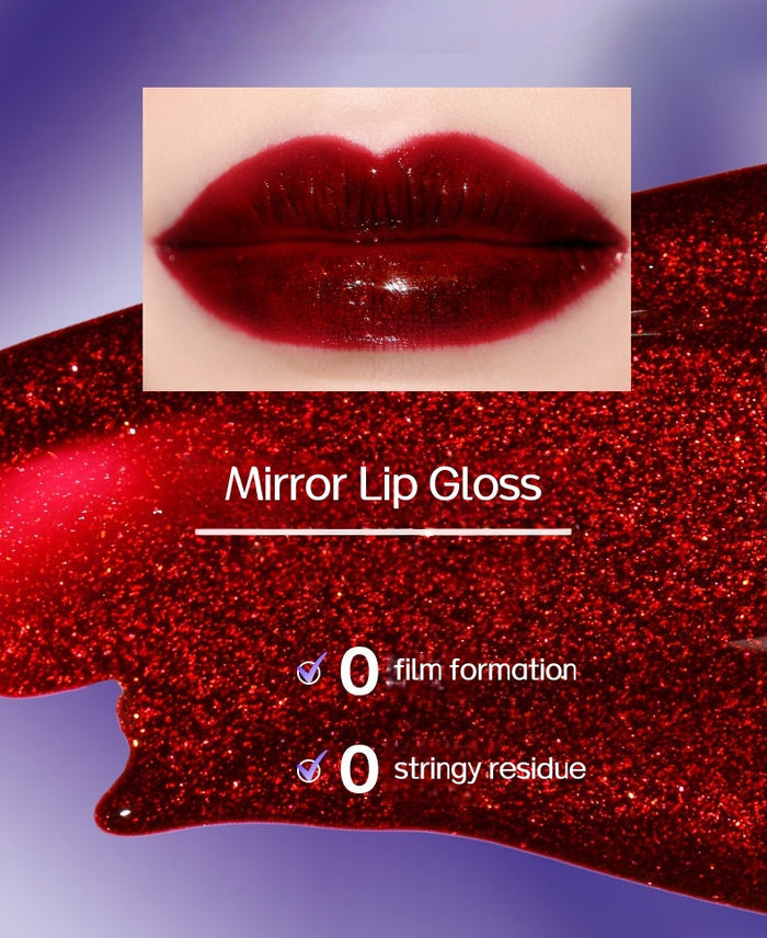 DE'LANCI Otherworldly Gothic Airy Matte & Mirror Lip Gloss T5432