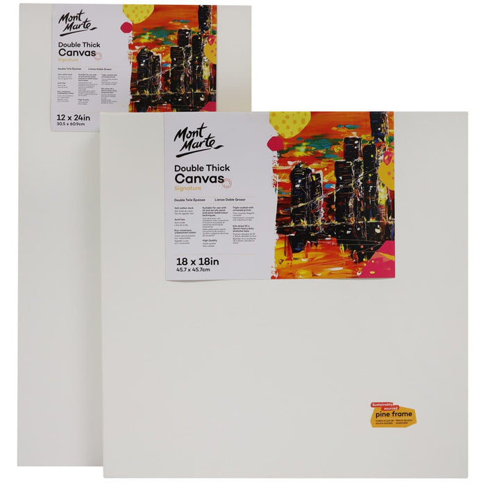 Double Thick Canvas Signature 45.7 x 45.7cm (18 x 18in)