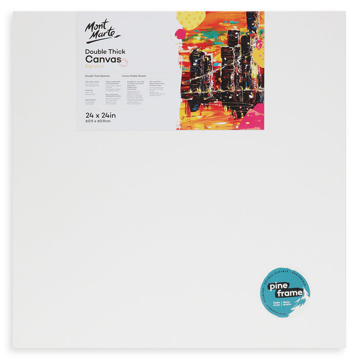 Double Thick Studio Canvas Pine Frame 60.9 x 60.9cm (24 x 24in)
