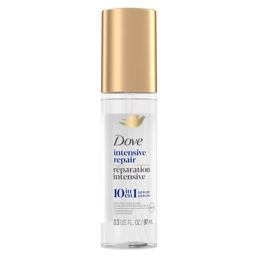 Dove Intensive Repair 10-in-1 Amino Serum with Bio-Protein Care سيروم دوف العلاجي 10 في 1 لإصلاح الشعر التالف