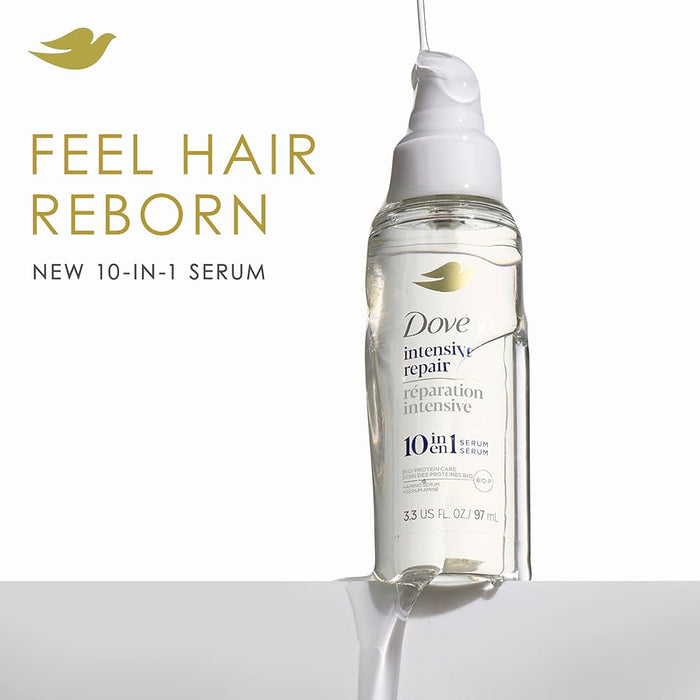 Dove Intensive Repair 10-in-1 Amino Serum with Bio-Protein Care سيروم دوف العلاجي 10 في 1 لإصلاح الشعر التالف