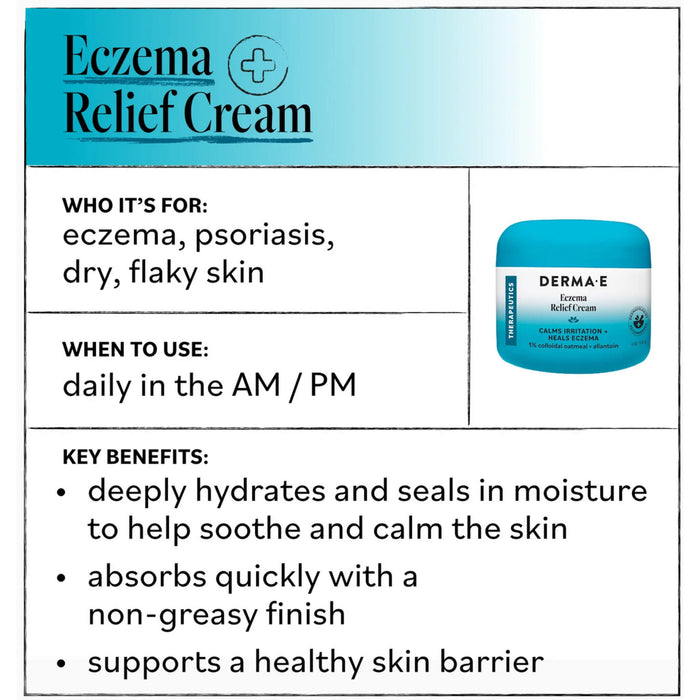 Derma E Eczema Relief Cream Use