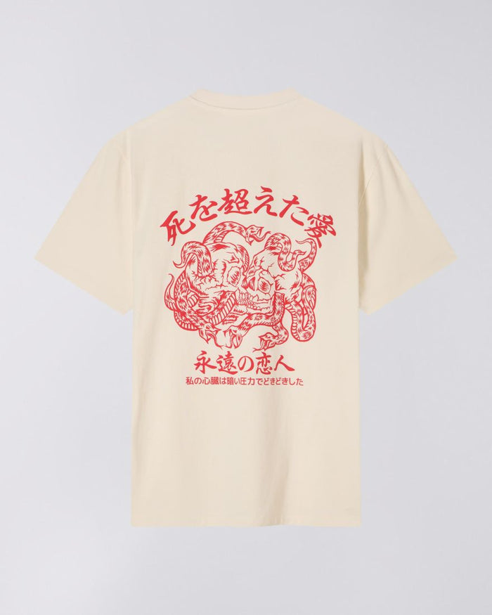 Edwin - FOREVER LOVER T - SHIRT - WHISPER WHITE - T-shirts - I035008
