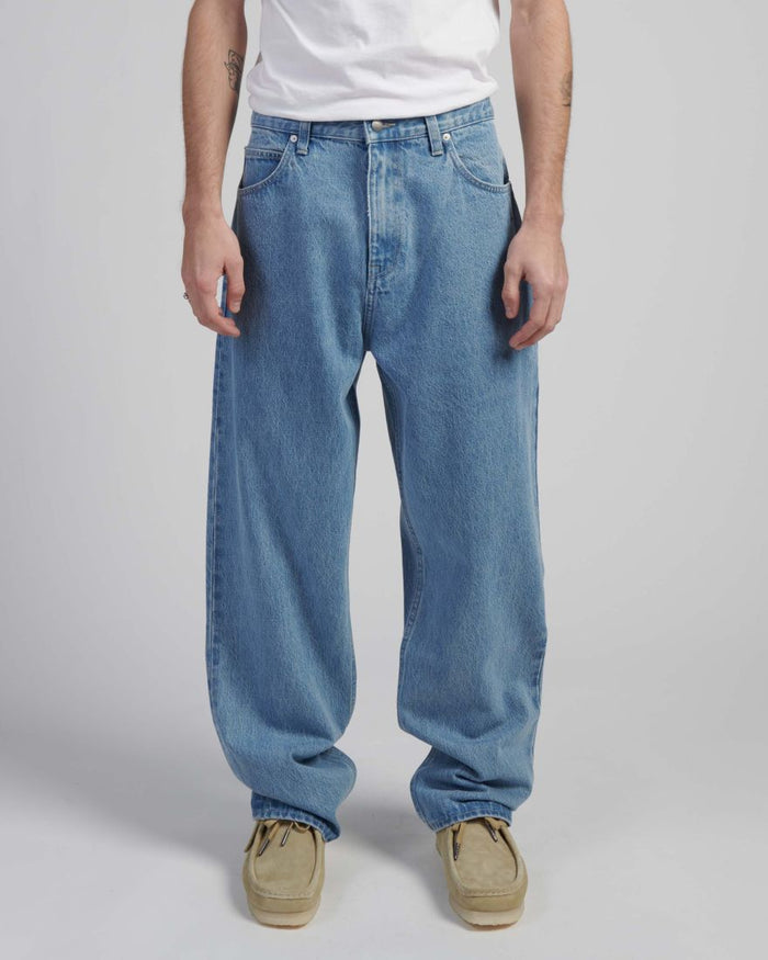 Edwin - Matrix Pant - Arctic Blue Denim Heavy Bleach Wash - Pantalons et Shorts - I034927