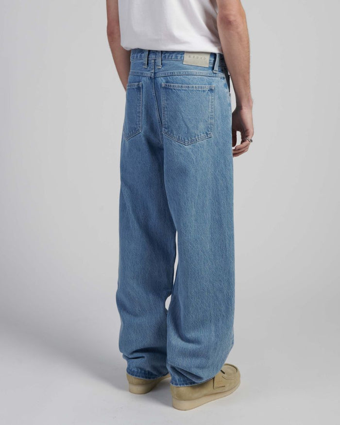 Edwin - Matrix Pant - Arctic Blue Denim Heavy Bleach Wash - Pantalons et Shorts - I034927