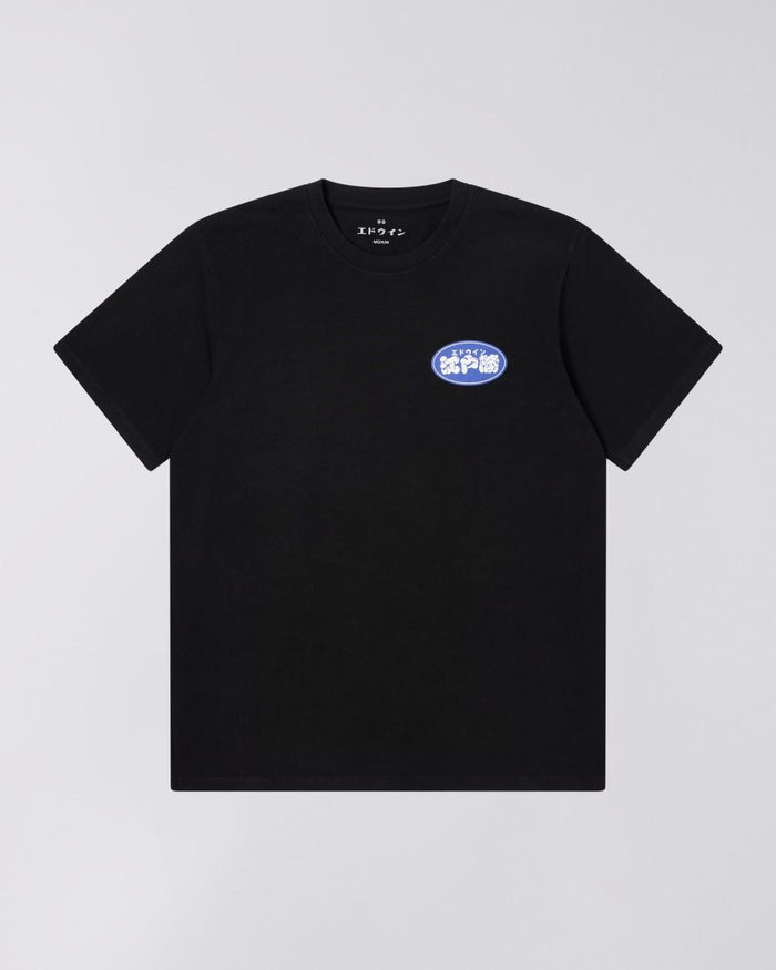 Edwin - T-shirt Edo Win - Black Garment Washed - T-shirts -