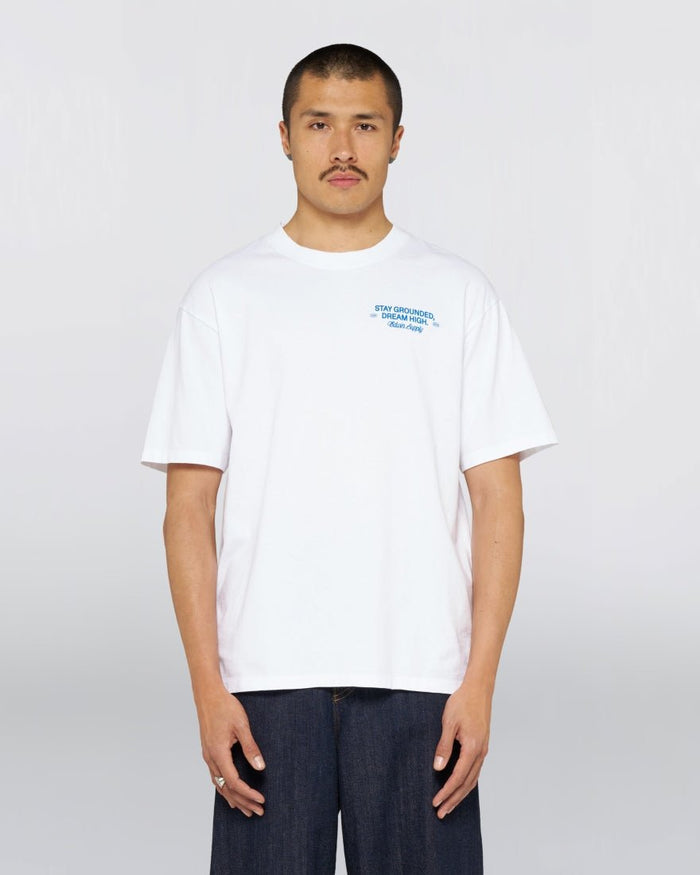 Edwin - T-shirt Laid - Back League blanc - T-shirts - I036611