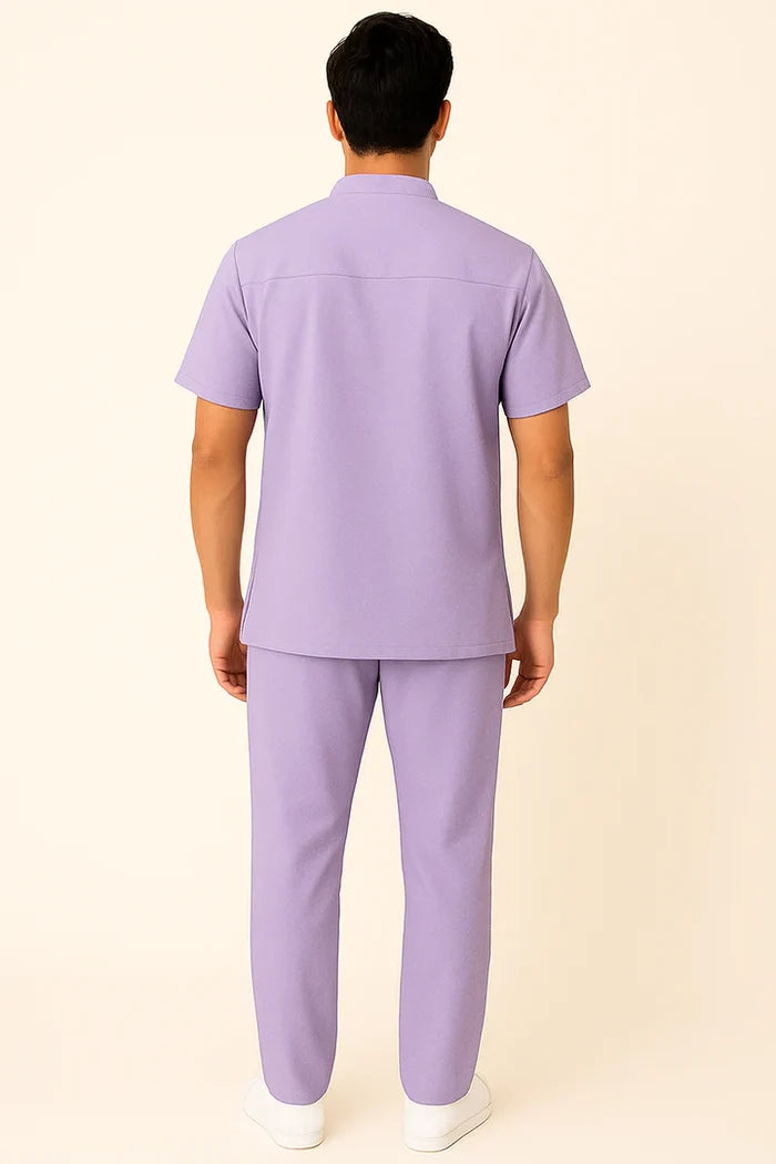 ELITE 6 POCKET MANDARIN (PURPLE) MEN SCRUB