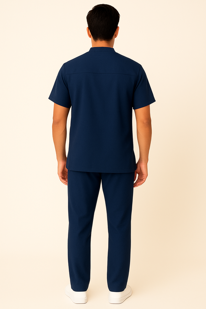ELITE MANDARIN (NAVY) MEN SCRUB