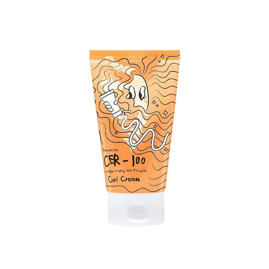 ELIZAVECCA CER-100 Collagen Coating Hair A+ Muscle Curl Cream enhances curls while providing deep nourishment and protection. Formulated with Hydrolyzed Collagen, Hydrolyzed Keratin, and a blend of natural oils like Argan Oil and Evening Primrose Oil, it strengthens hair, adds shine, and improves elasticity. Infused with botanical extracts, this lightweight cream hydrates and defines curls without weighing them down, leaving your hair soft, bouncy, and beautifully styled.