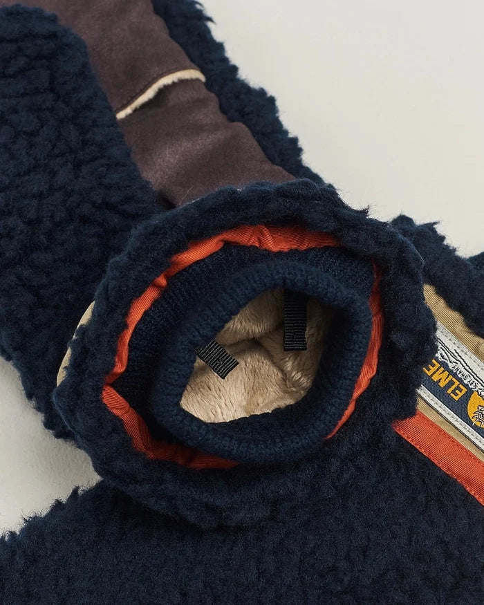 Elmer By Swany - Miyo Wool Teddy Mittens EM354 - Navy - Accessoires - EM354