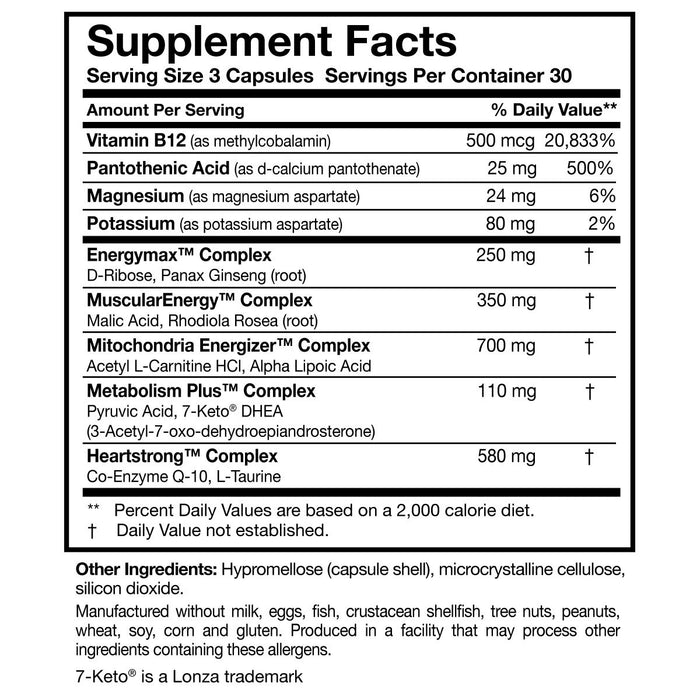 Energy Multi-Plex by Researched Nutritionals
