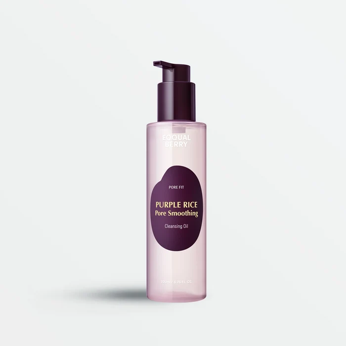 EQQUAL BERRY Purple Rice Pore Smoothing Cleansing Oil الغسول الزيتي بالرز من ايكوال بيري