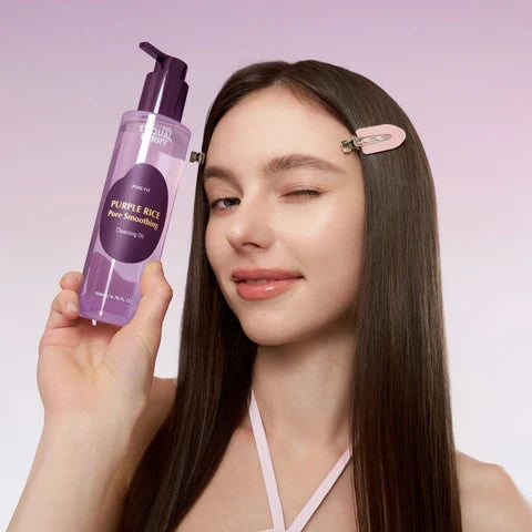 EQQUAL BERRY Purple Rice Pore Smoothing Cleansing Oil الغسول الزيتي بالرز من ايكوال بيري