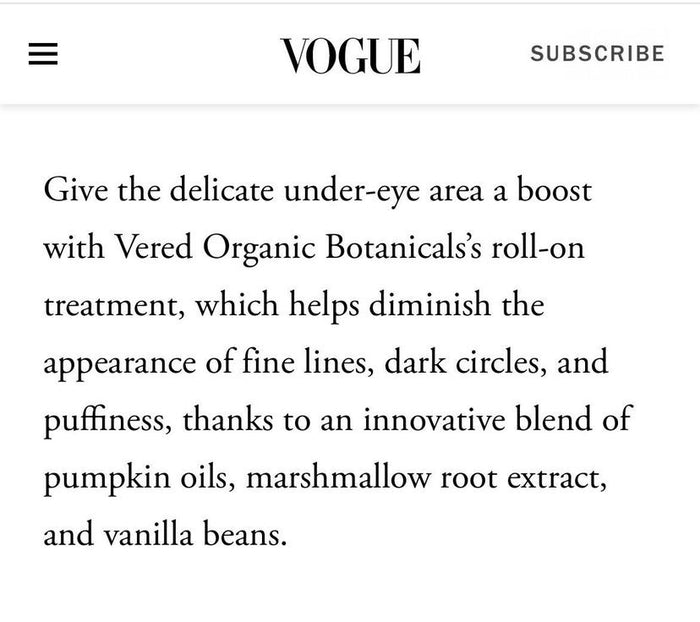 Essential Eye Treatment Oil