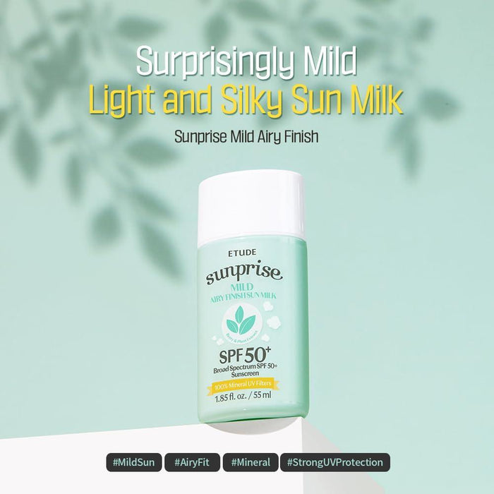 Etude Sunprise Mild Airy Finish SPF50+ PA+++ 55 mL