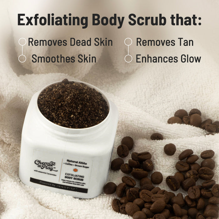 Exfoliate Perfectly! | Exfoliating Body Scrub - 75 gm & Aqua Underarm Roll On - 40 ml