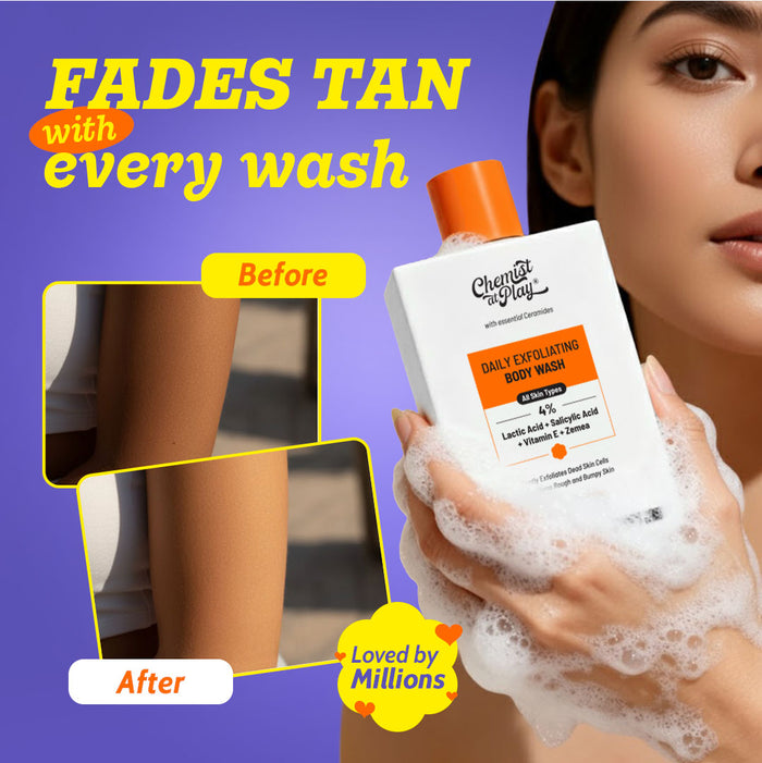 Exfoliating Body Wash with 1% Lactic Acid & 2% Salicylic Acid - 236 ml