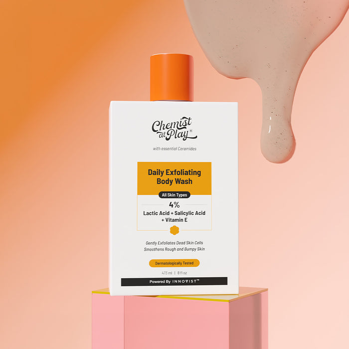Exfoliating Body Wash with 1% Lactic Acid & 2% Salicylic Acid - 473 ml