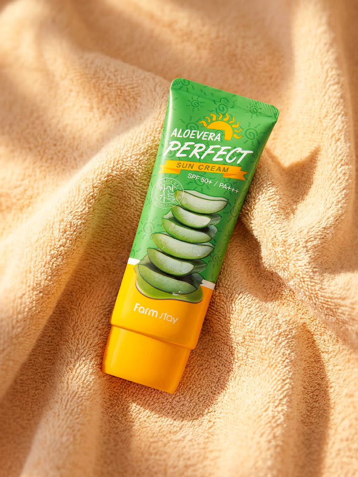 Farm Stay Aloevera Perfect Sun Cream Spf50