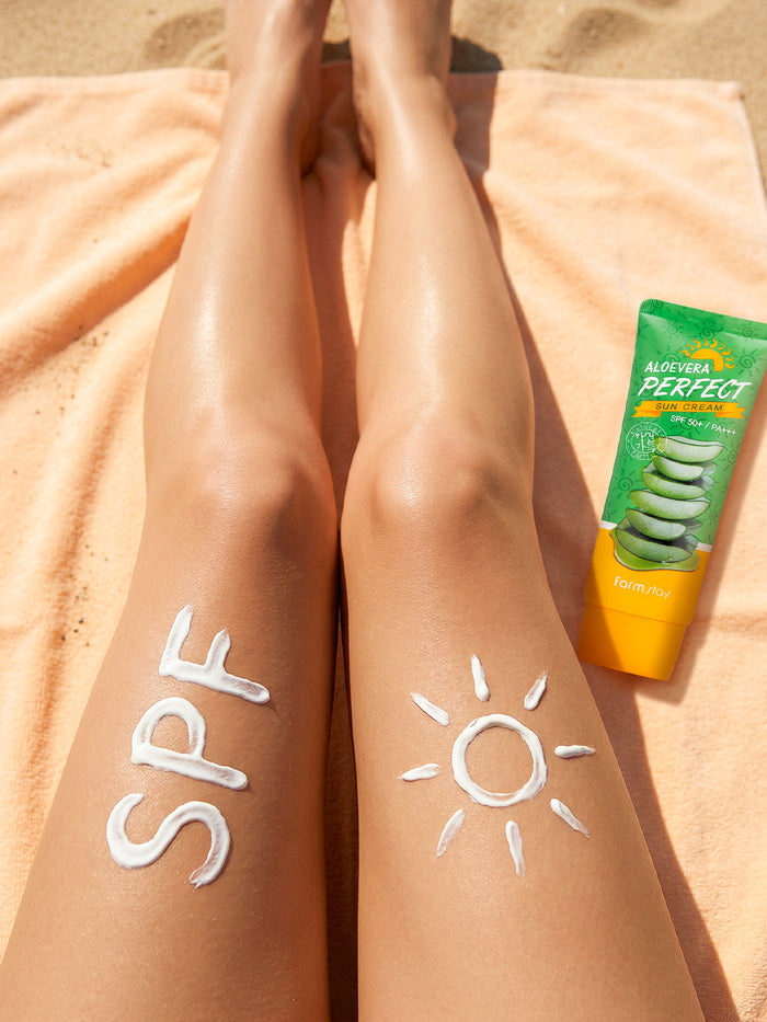 Farm Stay Aloevera Perfect Sun Cream Spf50