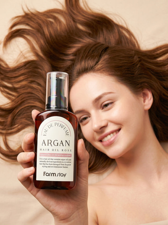 Farmstay Eau De Perfume Argan Hair Oil White Musk