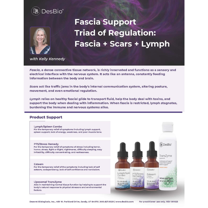 Fascia Support Protocol by DesBio bundle for fascia and connective tissue support