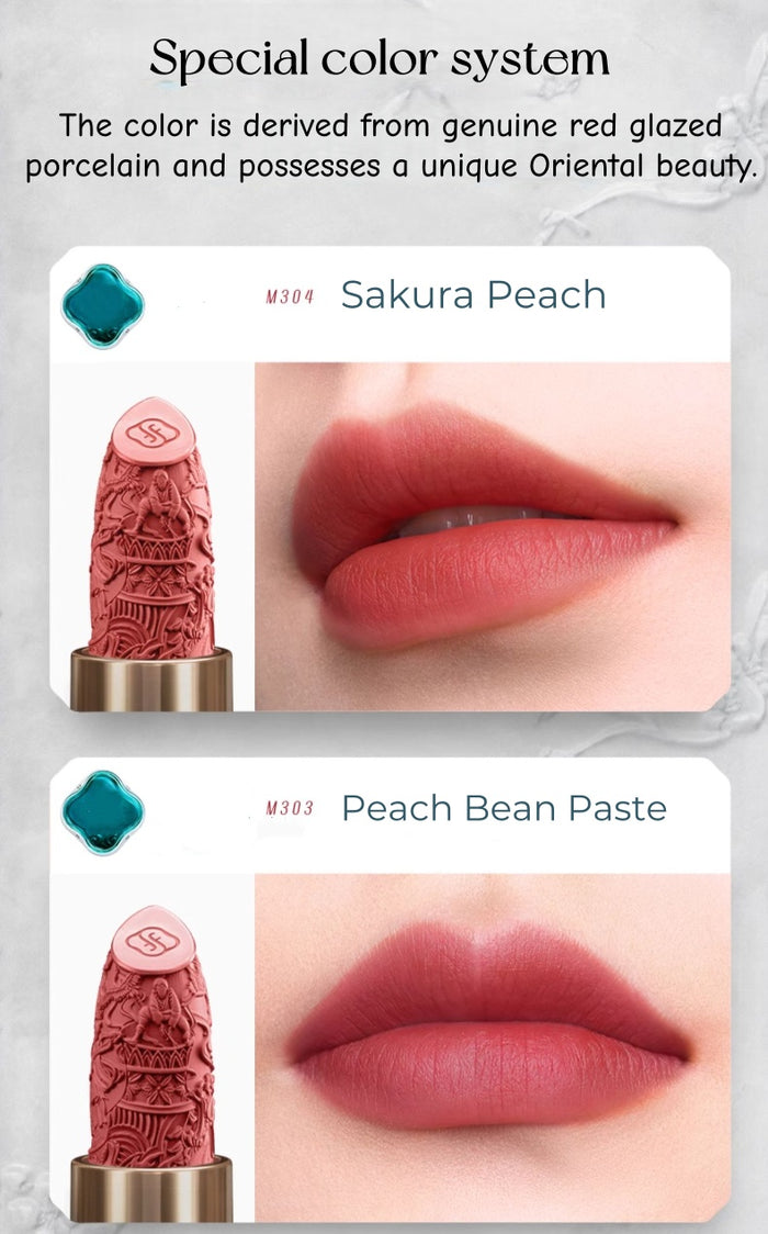 Florasis Porcelain Silky Matte Lipstick T4896