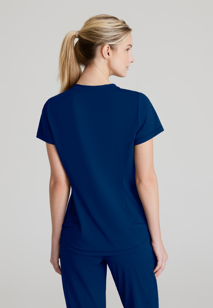 Flow Knit Top - Navy - Grey's Anatomy Scrubs