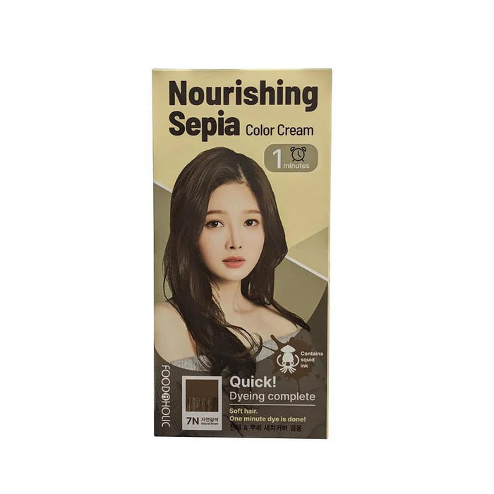 Foodaholic Nourishing Sepia Color Cream Hair Dye 1 min 60 g