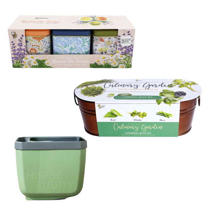 Foodie Bundle | Herbal Tea & Culinary Herb Kits