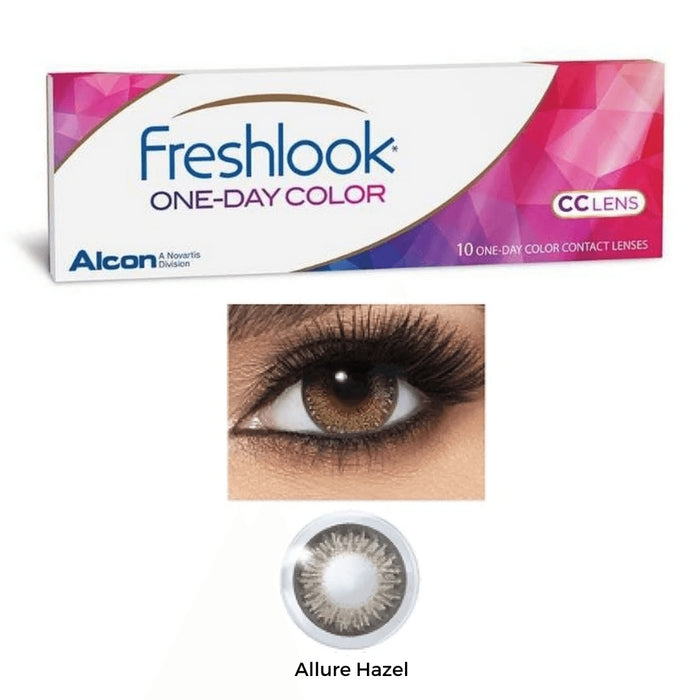 Freshlook CC Lens 10 One Day Color Allure Hazel - The Bhandari Co.