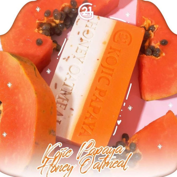 G21  Duo Soap Kojic Papaya + Honey Oatmeal