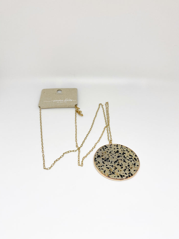 Garden Party Chain Large Circular Necklace