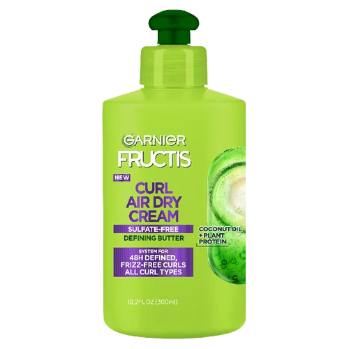 Garnier Fructis Curl Nourish Sulfate Free Air Dry Butter Cream Leave In Cream كريم الزبدة لترطيب وتصفيف الشعر من كارنييه