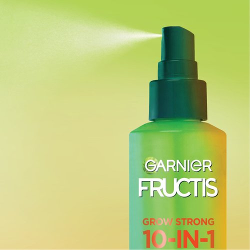 Garnier Fructis Grow Strong Thickening 10 in 1 Spray Multitasking Leave In سبريه تصفيف الشعر من كارنييه