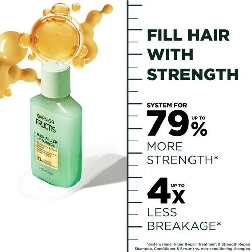 Garnier Fructis Hair Filler Strength Repair Serum Treatment with Vitamin Cg