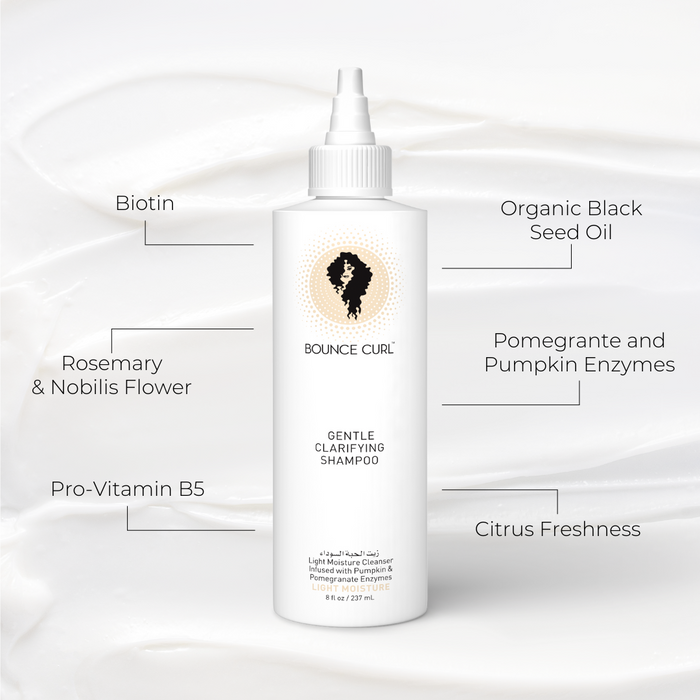 Bounce Curl clump and define cream ingredient details, science-driven choices for curly products.