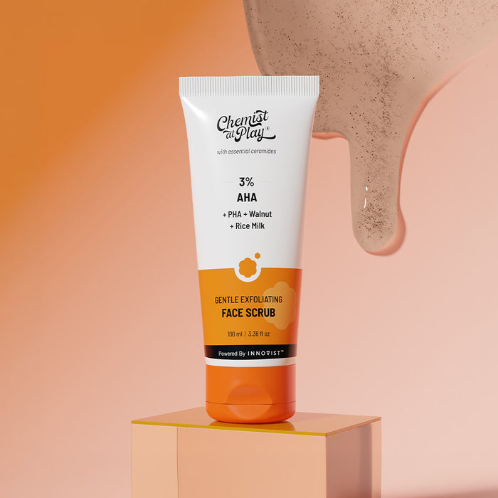 Gentle Exfoliating Face Scrub for Blackheads & Tan Removal - 100 ml