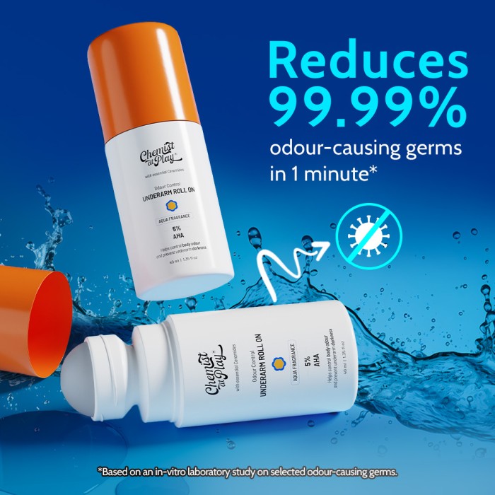 Gentle Exfoliation All The Way! | Exfoliating Body Wash - 236ml & Aqua Underarm Roll On - 40ml