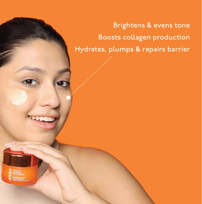 Glow & Lift Crème - Peptide Moisturizer for Skin Brightening & Collagen Boosting
