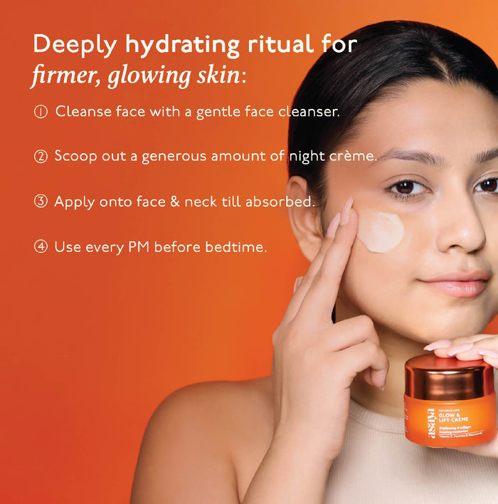 Glow & Lift Crème - Peptide Moisturizer for Skin Brightening & Collagen Boosting