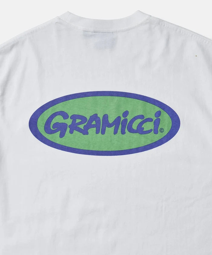 Gramicci - Gramicci Oval Tee - White-T-shirt-G4SU-T077