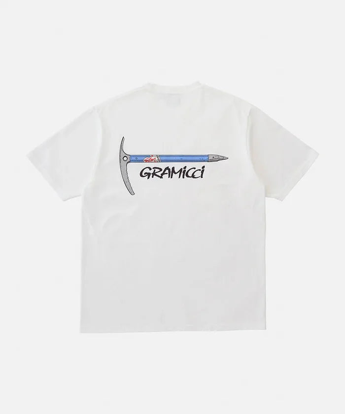 Gramicci – Ice Axe Tee – White - T-shirts - G5FU-T083-WHITE-M