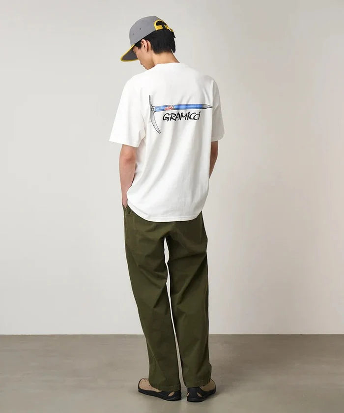 Gramicci – Ice Axe Tee – White - T-shirts - G5FU-T083-WHITE-M