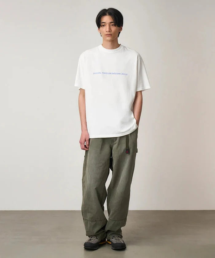 Gramicci – Stonemasters Tee – Blanc - T-shirts - G5FU-T086-WHITE-M