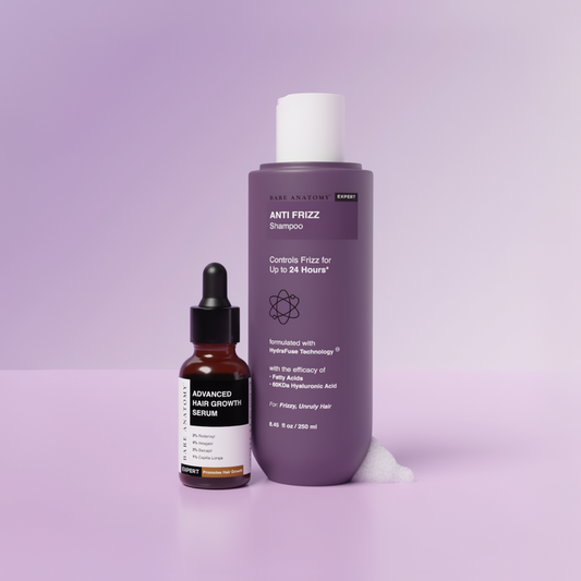 Hair Growth & Frizz Combo | Hair Growth Serum 30 ml & Anti-Frizz Shampoo 250 ml