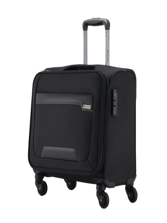 Harrison Bags Columbus Compact 41L Cabin Size Luggage Bag Midnight Black