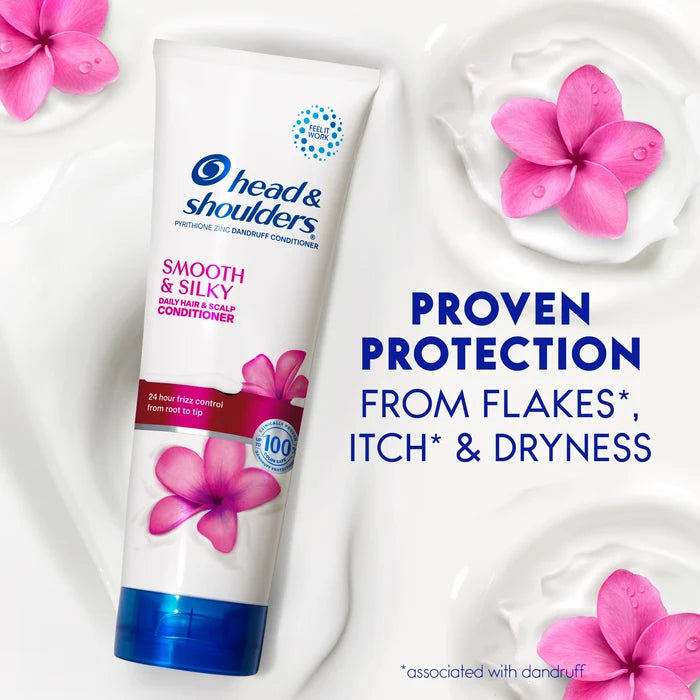 Head & Shoulders Dandruff Conditioner - Smooth & Silky بلسم مكافحة القشرة من هيد اند شولدرز